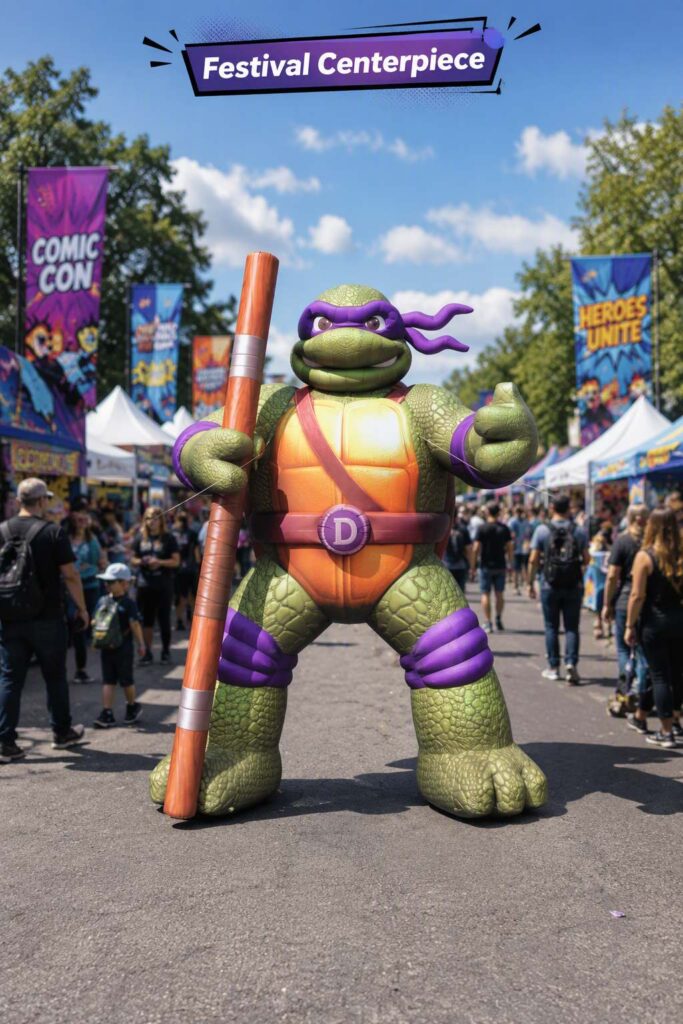 Giant Cartoon Turtle Inflatable Mascot with Shell for Mall Event Decoration插图1 Giant Cartoon Turtle Inflatable Mascot with Shell for Mall Event Decoration