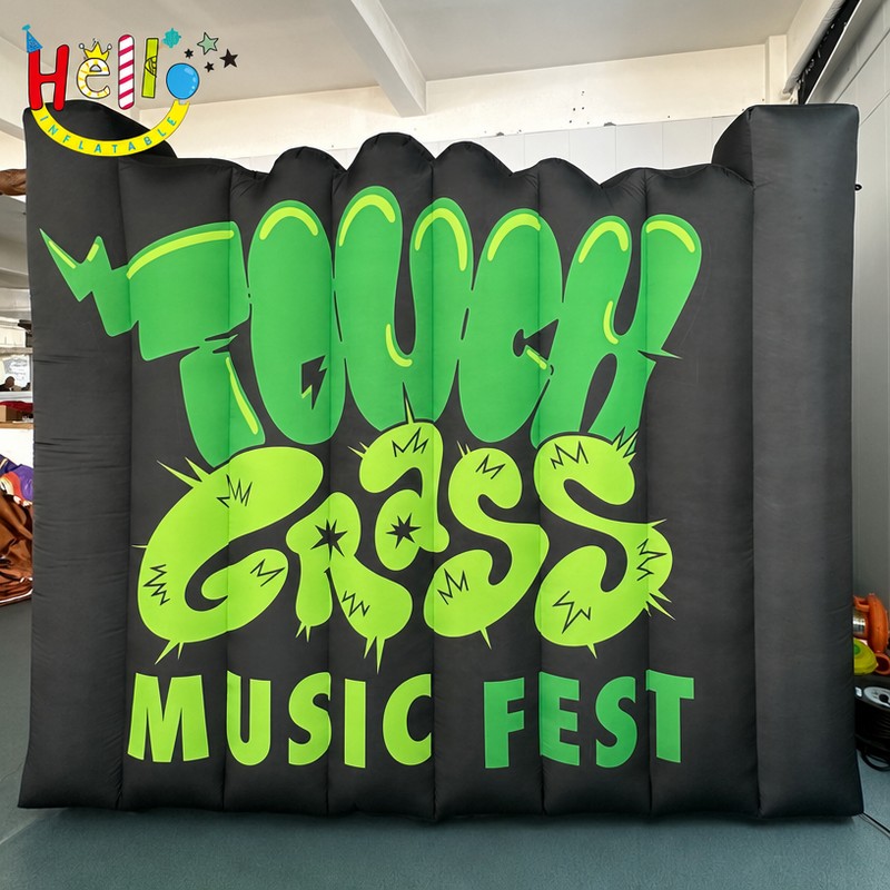 Custom Inflatable Music Festival Backdrop Stage Wall with Graffiti Logo Print for Event插图1 Custom Inflatable Music Festival Backdrop Stage Wall with Graffiti Logo Print for Event