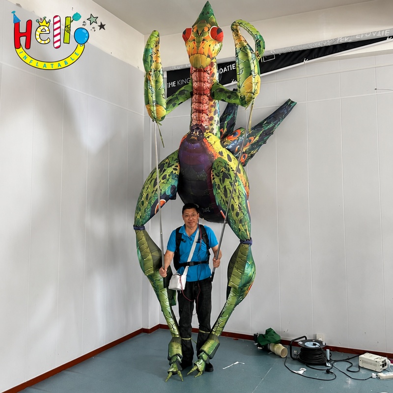 Giant Wearable Peacock Dragon Inflatable Costume for Carnival Parade Performance