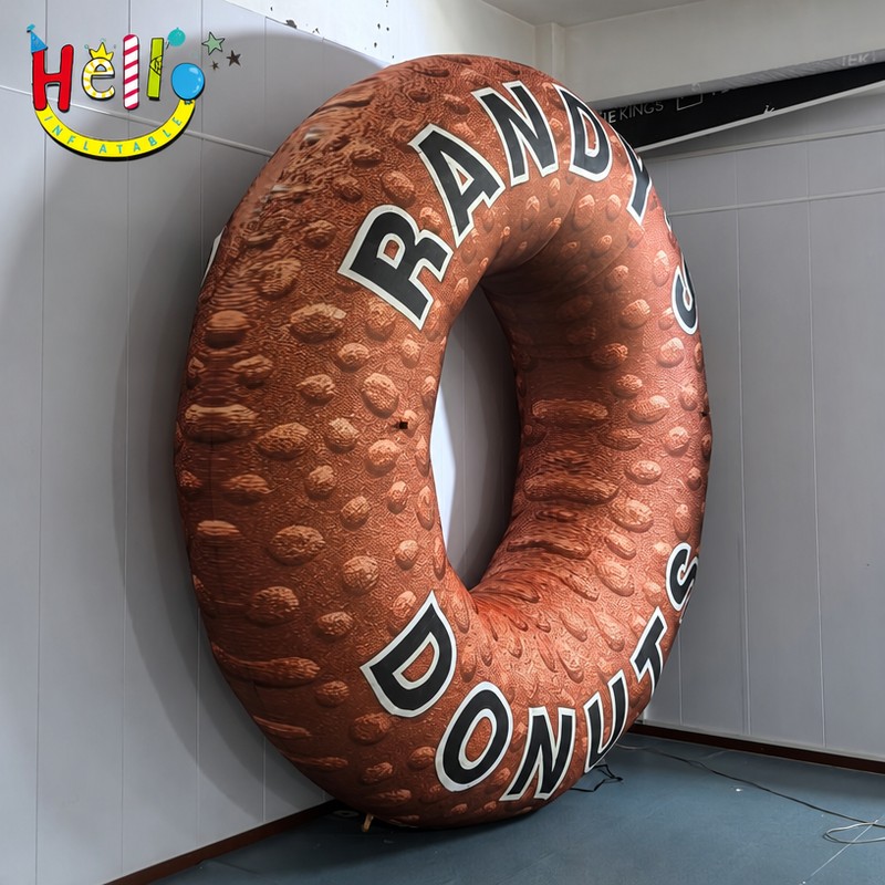 Giant Inflatable Donut Ring Prop with Custom Printed Text for Shop Sign Decoration插图1 Giant Inflatable Donut Ring Prop with Custom Printed Text for Shop Sign Decoration