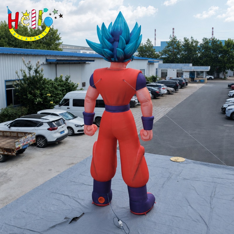 Giant Inflatable Anime Style Warrior Mascot for Comic Con Event Decoration