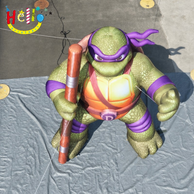 Giant Cartoon Turtle Inflatable Mascot with Shell for Mall Event Decoration