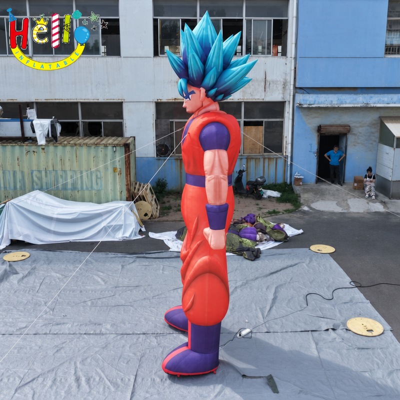 Giant Inflatable Anime Style Warrior Mascot for Comic Con Event Decoration