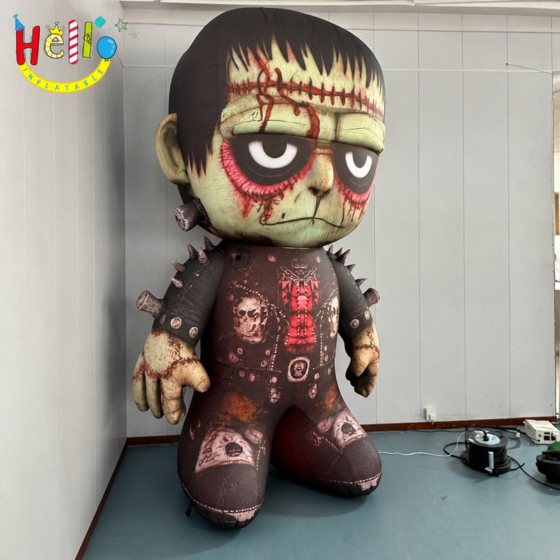 Giant Scary Halloween Inflatable Green Stitched Monster for Outdoor Yard Decoration插图2 Giant Scary Halloween Inflatable Green Stitched Monster for Outdoor Yard Decoration
