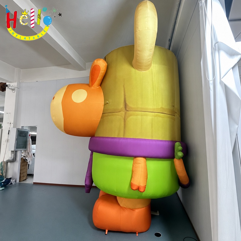 Giant Cartoon Inflatable Cow Mascot with Tie for Commercial Event Decoration