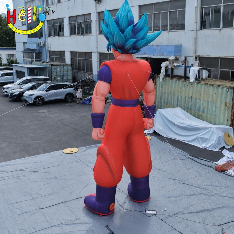 Giant Inflatable Anime Style Warrior Mascot for Comic Con Event Decoration